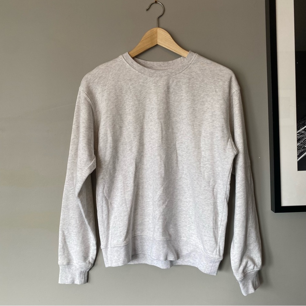 Aritzia TNA Airy Fleece Perfect Crew Sweatshirt (XS)